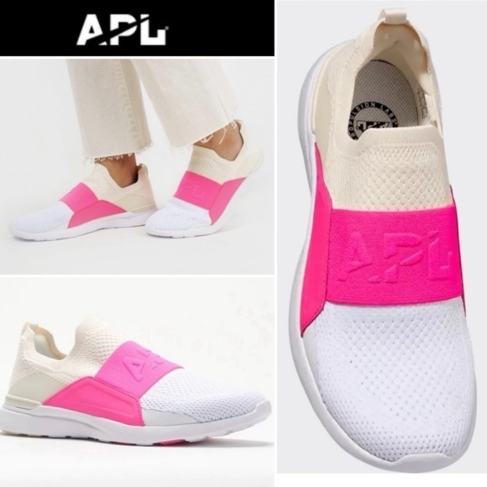 APL Techloom Bliss – Pristine-Fusion-Pink-White sz US 6 EU 36 220$